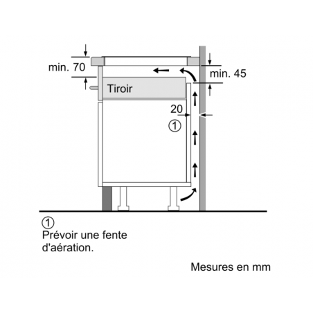 Tables - TABLE 2FLEXINDUCTION+ 80CM 4F TWPF FLEUR