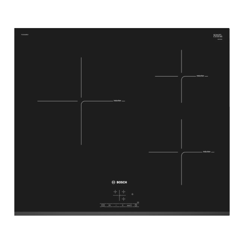 Tables - TABLE INDUCTION 60CM 3F T BISEAU AVANT