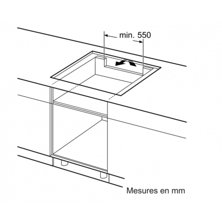 Tables - TABLE 2FLEXINDUCTION+ 80CM 4F TWPF FLEUR