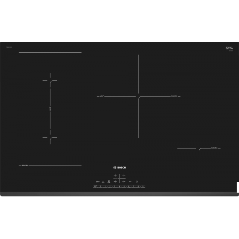 Tables - TABLE INDUCTION COMBI 80CM 4F DS BISEAU