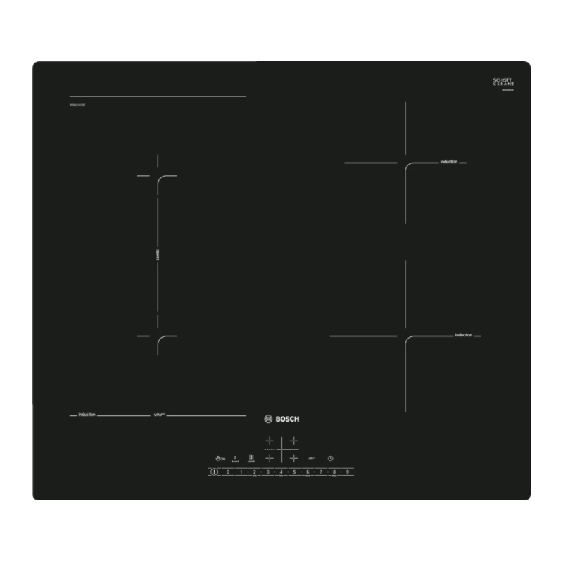 Tables - TABLE INDUCTION COMBI 60CM 4F DS SSCADRE