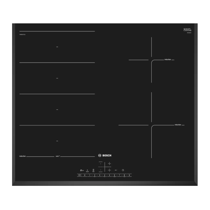 Tables - TABLE FLEXINDUCTION 60CM 4F DS 3 BISEAUX
