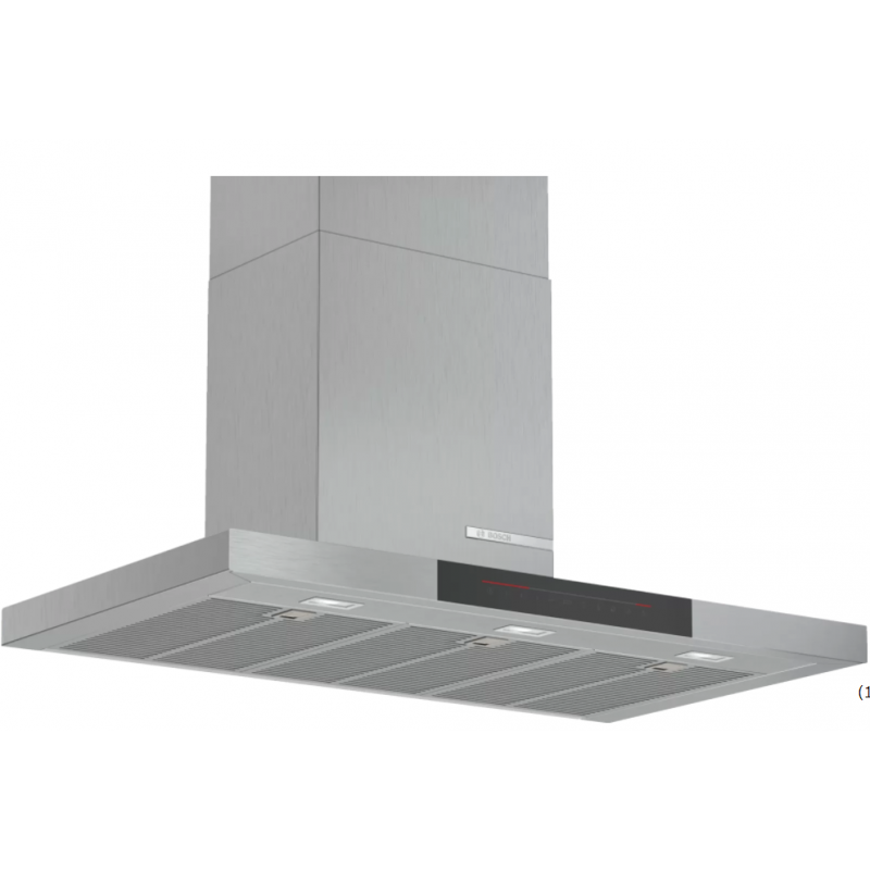 Hottes - HOTTE MUR BOX 90CM 843M3/H A+ INOX