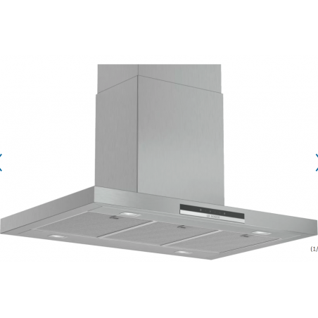 Hottes - HOTTE ILOT BOX 90CM 754M3/H B INOX