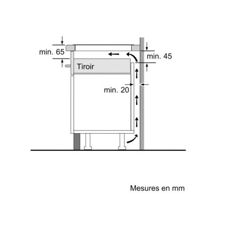 Tables - TABLE 2FLEXINDUCTION 90CM 5F TWP CADRE