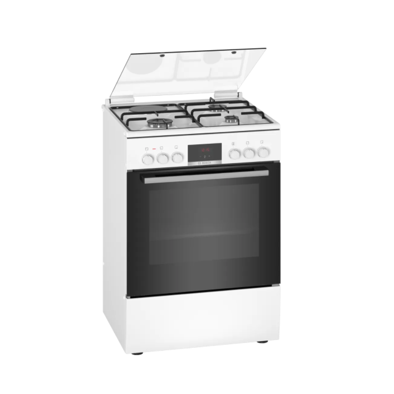 Cuisiniere - CUISINIERE 3 GAZ+ELEC ECOCLEAN BLANC
