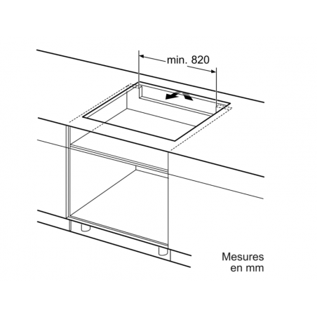 Tables - TABLE 2FLEXINDUCTION 90CM 5F TWP CADRE