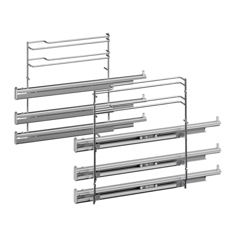 Acc. cuisson - RAIL TELESCOPIQUE 3NIVEAUX PYROLYSABLE