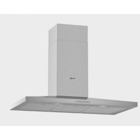 Hottes - HOTTE MUR PYRAMIDE 90CM 642M3/H A INOX