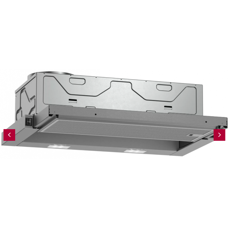 Hottes - HOTTE TELESCOPIQUE 60CM 380M3/H C METAL