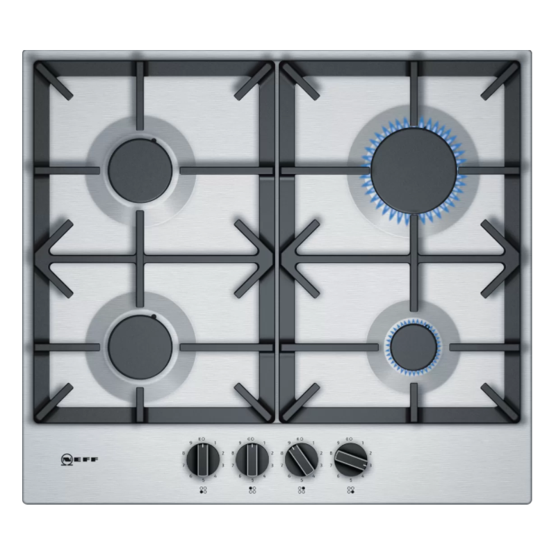 Tables - TABLE GAZ 60CM 4FOYERS FLAMESELECT INOX