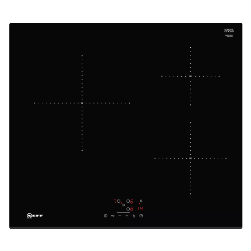 Tables - TABLE INDUCTION 60CM 3F T BISEAU AVANT