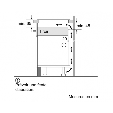 Tables - TABLE 3FLEXINDUCTION 90CM 5F TWPF CADRE