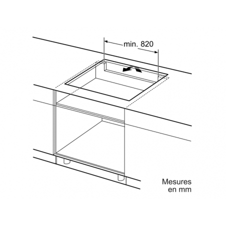 Tables - TABLE 3FLEXINDUCTION 90CM 5F TWPF CADRE