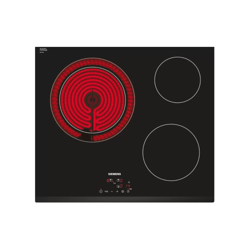 Tables - TABLE VITRO 60CM 3FOY TOUCH BISEAU AVANT