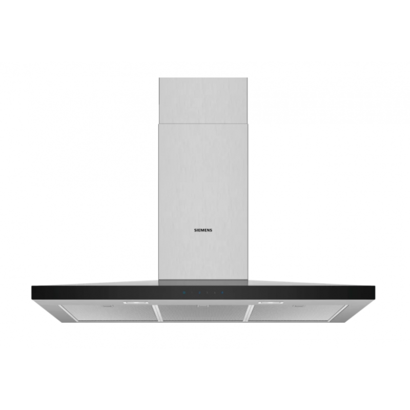 Hottes - HOTTE MUR PYRAMIDE 90CM 642M3/H A INOX