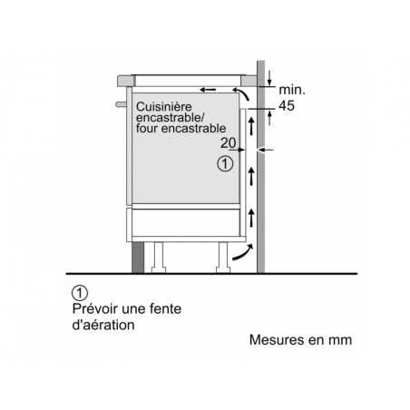 Tables - TABLE FLEXINDUCTION 80CM 4F MT 3 BISEAUX