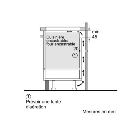 Tables - TABLE FLEXINDUCTION 80CM 4F MT 3 BISEAUX
