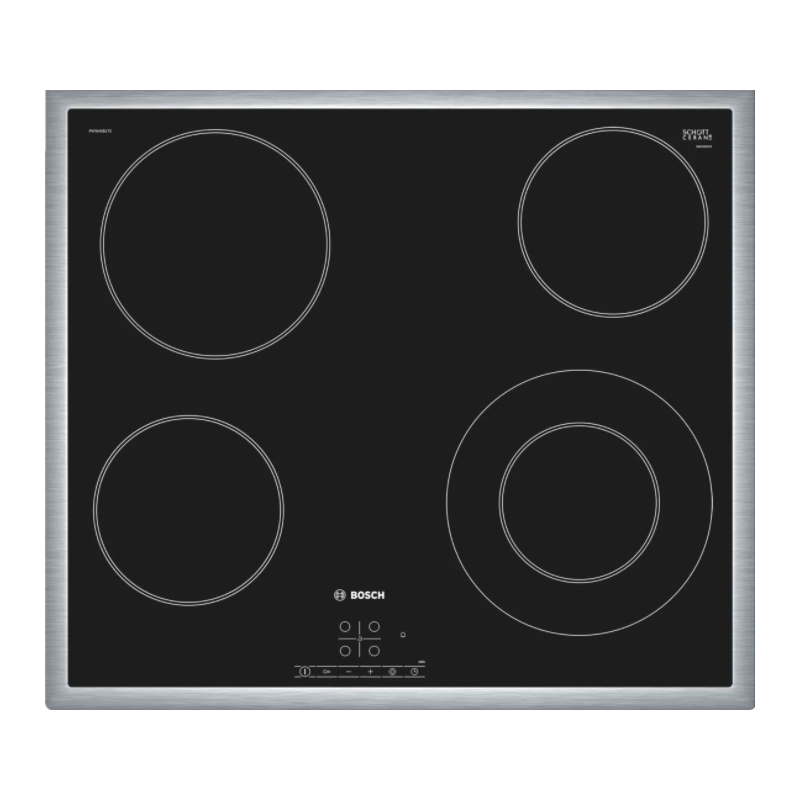 Tables - TABLE VITRO 60CM 4FOY TS CADRE INOX