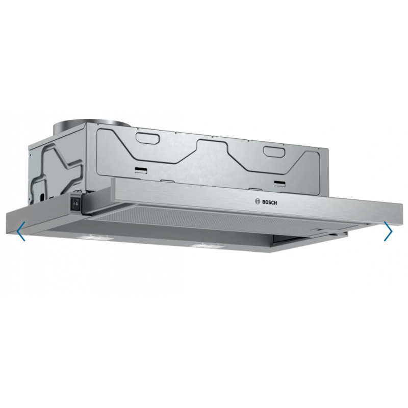 Hottes - HOTTE TELESCOPIQUE 60CM 388M3/H B METAL