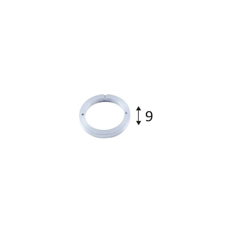 KACI R-B BASE RONDE ALUMINIUM BROSSE