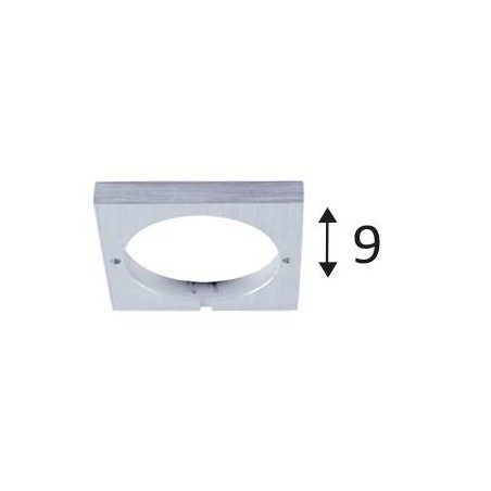 KACI S-B BASE CARREE ALUMINIUM BROSSE