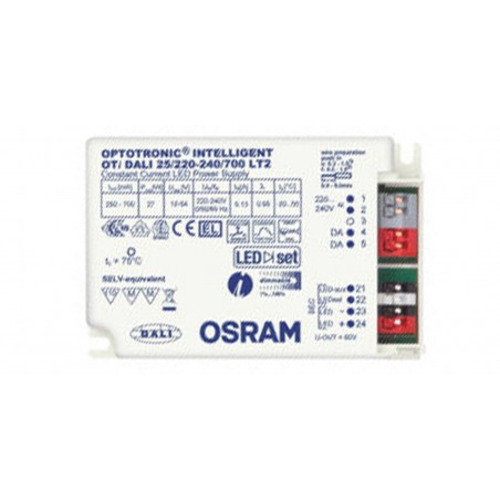 DRIVER 7-27W 500mA CC DALI