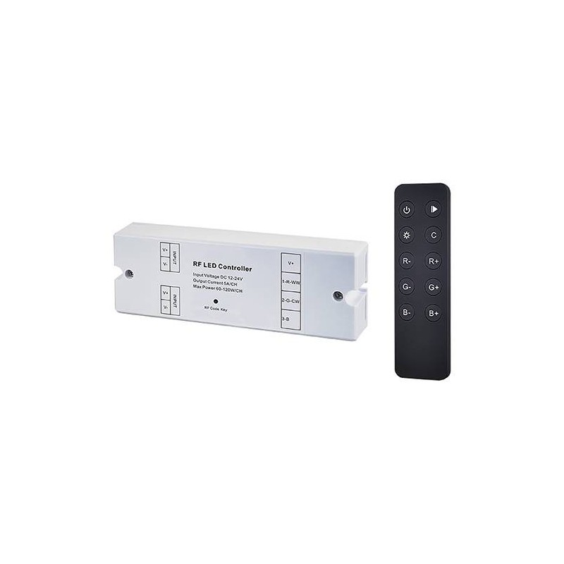 STRIP LED CONTROLEUR + TELECOMMANDE RGB