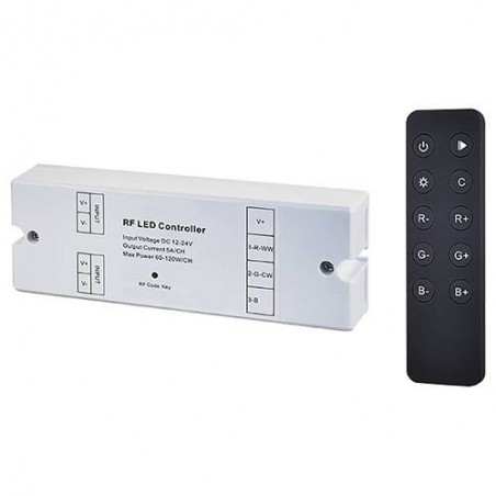 STRIP LED CONTROLEUR + TELECOMMANDE RGB