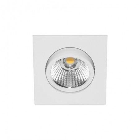 AL1014 SDX 9W 900Lm 3000K 38° IP44 DIM BLANC MAT