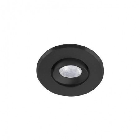 LASY RX 1W 100Lm 3000K 24° IP44 NOIR MAT