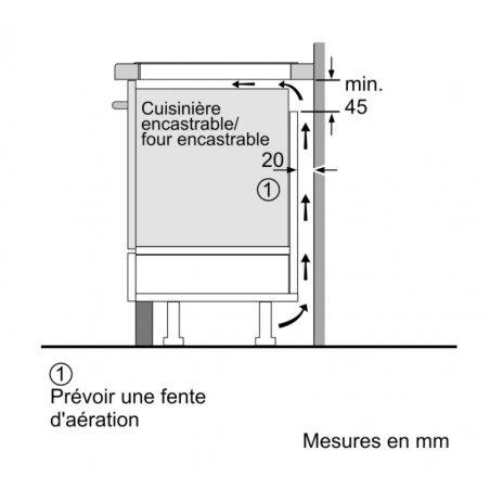 Tables - TABLE 2FLEXINDUCTION+ 60CM 4F TWP CADRE