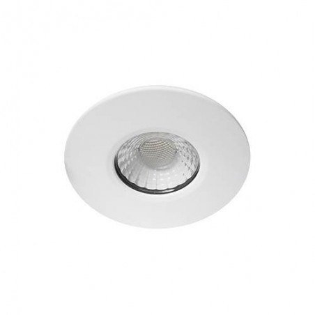 GEMMA RD-230 7W 750Lm 55° IP65 DIM BLANC MAT + NICKEL SAT.