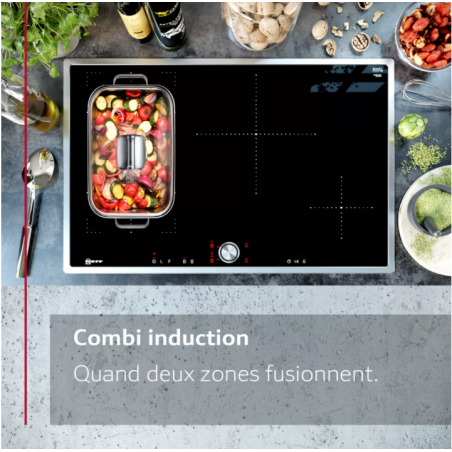 Tables - TABLE FLEXINDUCTION 60CM 3F MT 3 BISEAUX