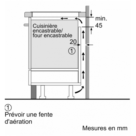 Tables - TABLE FLEXINDUCTION 60CM 3F MT 3 BISEAUX