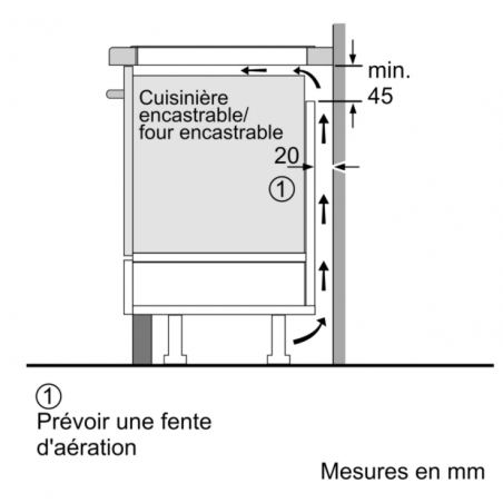 Tables - TABLE FLEXINDUCTION 60CM 3F MT 3 BISEAUX