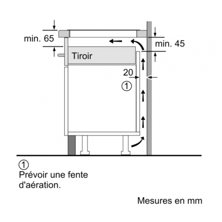 Tables - TABLE 2FLEXINDUCTION 60CM 4F TWPF CADRE