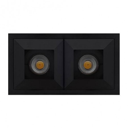 SORA POWER 2x13W 2700K 15° DIM NOIR MAT