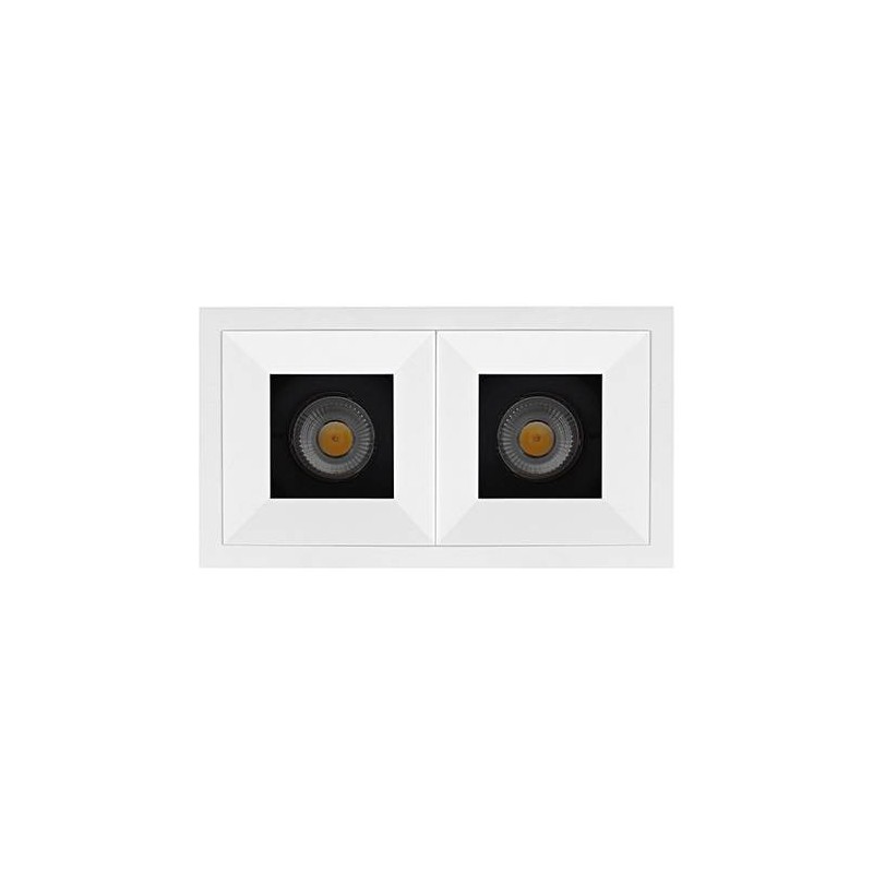 SORA POWER 2x13W 2700K 15° DIM BLANC MAT