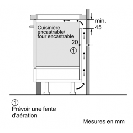 Tables - TABLE FLEXINDUCTION 60CM 4F TWPF CADRE