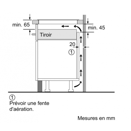 Tables - TABLE FLEXINDUCTION 60CM 4F TWPF CADRE