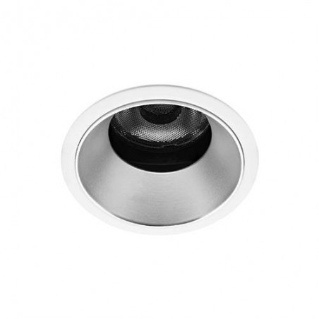 SILK RDX WARM 6W 530Lm 36° DIM BLANC MAT - ARGENT