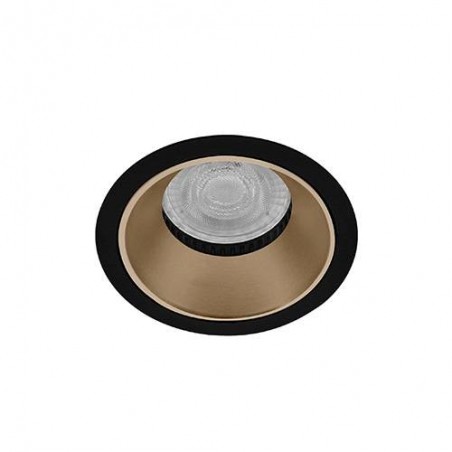 BALI R GU10 MAX15W PAR16 NOIR MAT - CHAMPAGNE