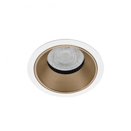 BALI R GU10 MAX15W PAR16 BLANC MAT - CHAMPAGNE