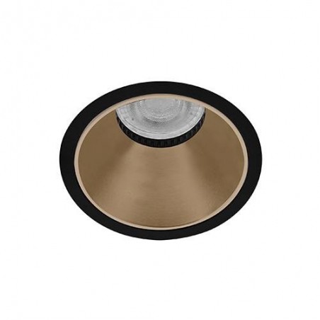 FIJI R GU10 MAX15W PAR16 NOIR MAT - CHAMPAGNE