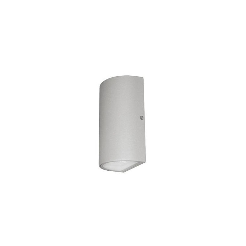 LUXI 160 2x6W 2x450Lm 3000K 80° IP54 GRIS ARGENT
