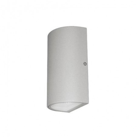 LUXI 160 2x6W 2x450Lm 3000K 80° IP54 GRIS ARGENT