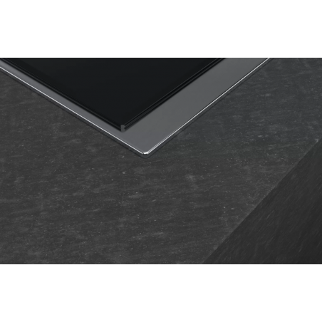 Tables - TABLE GAZ 90CM 4F+WOK FLAMESL VERRE NOIR