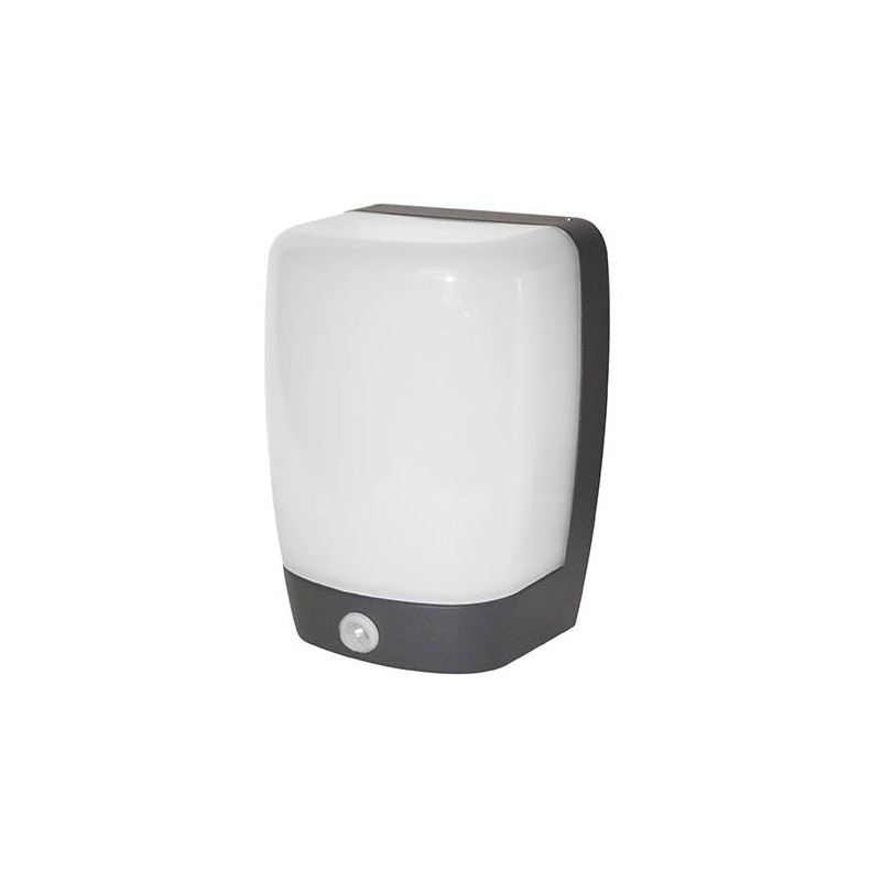 LUXI 125 SENSOR 6W 660Lm 3000K 130° IP54 ANTHRACITE