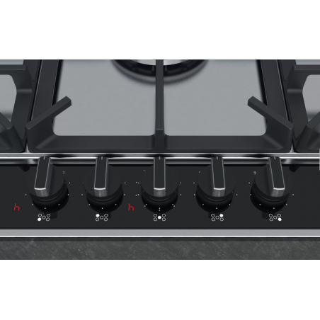 Tables - TABLE GAZ 90CM 4F+WOK FLAMESELECT INOX